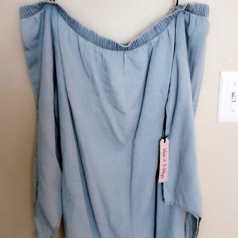 Jean blouse